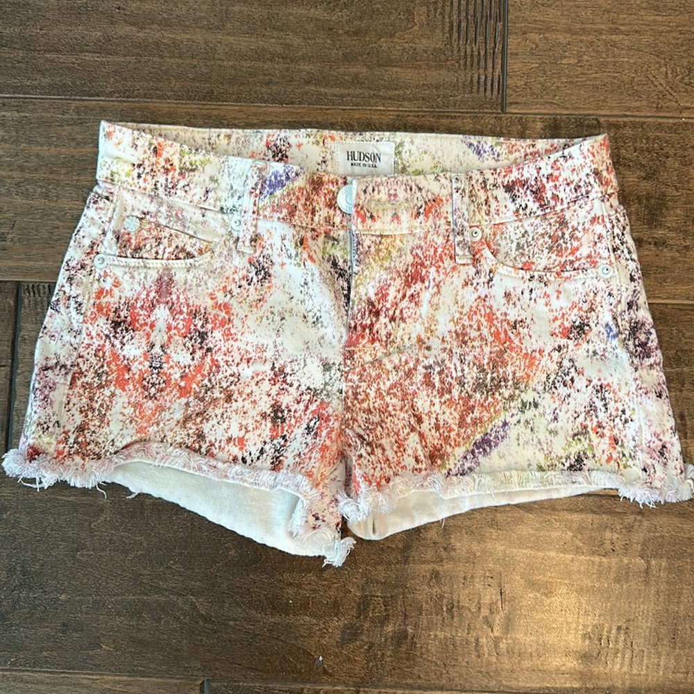 Hudson Fray Hem Shorts